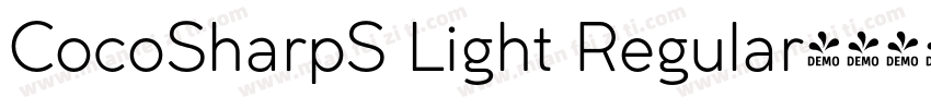 CocoSharpS Light Regular字体转换